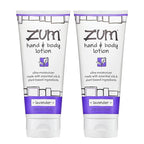 Zum Indigo Wild Hand & Body Lotion - Natural Hand Lotion for Dry Hands - Body Lotion for Women & Men - Body Moisturizers Include Shea Butter, Jojoba Oil & More - Lavender Scent - 6 fl oz (2 Pack)