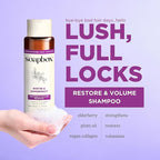 Soapbox Biotin Shampoo, Biotin & Collagen Super Fruit Shampoo for Thin, Fine, Thinning Hair | Volumizing & Repairing to Promote Hair Growth, Strength, Fullness, 1 Liter Pump Bottle