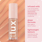 Colourpop Lux Lip Oil - Hydrating, Sheer Tinted Lip Oil Formulated with Antioxidant-Rich Chamomile Extract & Calendula Oil - Non-Greasy, Nourishing Soft-Warm Nude Lip Oil - Skinny Dip (0.16 oz)