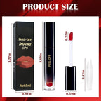 Peel Off Lip Liner Stain, Peel Off Lip Stain with Matte Finish, Peel Off Mask Tint, Waterproof, Long Lasting, Transfer Proof Red Lip Tint, Highly Pigmented Color