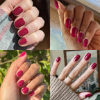 Olive & June Quick Dry Nail Polish | Instant, Fast-Drying, Smudgeproof Color | 15-free, Vegan, Cruelty-Free Formula | Lasts up to 5 Days | Salon-Quality Manicure, Pedicure at Home | Mulberry | Maroon