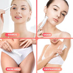 Bikini Trimmer for Women, All-in-ONE Waterproof Lady's Electric Razor Shaver and Facial Hair Removal, Rechargeable Body Hair Trimmer Grooming Sets for Leg, Armpit, Face, Eyebrow (White)