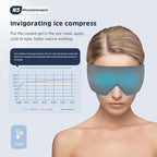 Heating or Cooling Eye Mask for Dark Circles and Eye Neck Padeye Mask Skincare and Puffiness, Intelligent Heating Physical Cooling (Gray)