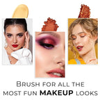 Profusion Cosmetics Pointed Crease Eyeshadow Brush Soft Synthetic Eyeshadow Blending For small Crease Eyebrow Long Lasting smudge Flawless Makeup Look