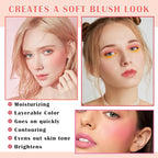 3PCS Milk Cooling Water Jelly Tint Stick Water Tint Milk Jelly Blush Tint Stick Lip and Cheek Stain Multi-Use Jelly Lip Tint Stain Non-sticky Makeup Stick(Pink+Coral+Red)