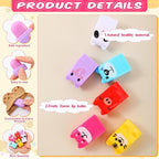 30 Sets Wild Animal Birthday Lip Balm Gifts Bulk Baby Shower Prizes Gift Girl Birthday Lip Balm Jungle Animal Party Favors for Preschool Toddler Boy Girl Classroom Prizes Classroom Prizes