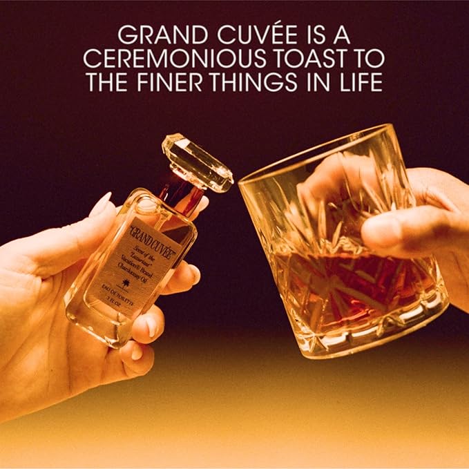 VACATION “GRAND CUVÉE” Eau de Toilette Sunscreen, Amber Vanilla Perfume for Women & Men, Unisex Summer Scent with Argan, Peach, Cedarwood & Vanilla Bean, 1 Fl. Oz.