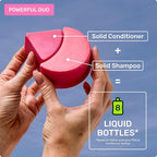 Ethique Everyday Shampoo Bar for soft, shiny hair with Vitamin C - Plastic-Free, Cruelty-Free, Vegan, 3.88 oz - Formerly Pinkalicious