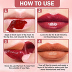 AWCCXMYM 5 Colors Peel Off Lip Stain Peel Long