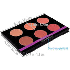 SHANY Shimmer & Matte Warm-Toned Blush Palette - Layer 6 - Refill for the 6 Layer Mini Masterpiece Collection Makeup Set