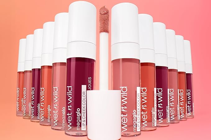 wet n wild Mega Glo Lip & Cheek Color, Creamy Coral Stain, Buildable Multi-Use Soft Matte Finish, Vegan & Cruelty-Free - Coral Dream