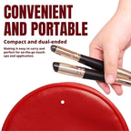 Dual Ended Silicone Lip Brush with Lid, Jelly-like Lip Makeup Brush, Versatile Makeup Applicator for Lips, Concealer, Contour, Blush, Bronzer, and Eyes, 1 count