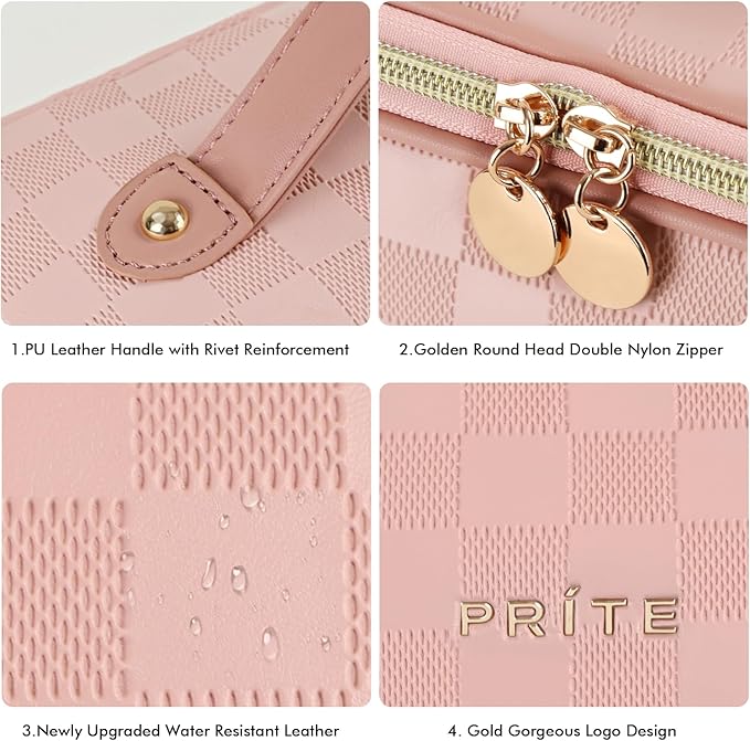 Prite travel cosmetic bag makeup