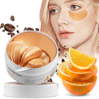 Vitamin C Under Eye Patches(30 Pairs) -Cooling Eye Masks for Dark Circles, with Caffeine Niacinamide Hydra-Gel Collagen, Puffy Eyes & Eye Bags Treatment, Fine Lines & Wrinkles Reduce, Anti-Aging