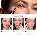 DRMTLGY Luminous Eye Corrector SPF 41, Under Eye Color Corrector for Dark Circles, Anti-Aging Tinted Eye Cream, Hydrating Eye Serum with Peach Undertone FSA/HSA Eligible, Deep