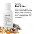 Blu Atlas Travel Size Shampoo & Conditioner Set for Men – TSA Approved, 3 oz Each – Natural, Sulfate-Free, Paraben-Free – Clean Ingredients – Classic Scent – Made in America