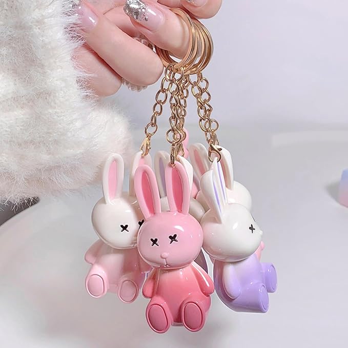 3 Colors Lip Tint Keychain Liquid Lip Tint Gloss