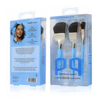Bdellium Tools Professional Makeup Brush - Blue Double Dome Blender 3pc Brush Set