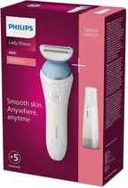 Philips Beauty Lady Electric Shaver Series 8000 with Electric Facial Hair Remover, Cordless, BRL166/91