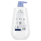 Dove Body Wash with Pump 3 Count Anti-Stress Blue Chamomile & Oat Milk, for 24hr Lotion-Soft Skin Moisturizing Skin Cleanser with No Sulfates No Parabens