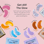 grace & stella Under Eye Mask Variety Pack - 18 Pairs of Under Eye Patches for Dark Circles - With 6 Colors (3 Pairs/Color) - Gel Masks Puffy Eyes for Women - Vegan Cruelty Free Bridesmaid Gifts