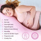 Under Eye Patches 6 PCS Silicone Reusable Eye Patches for Wrinkle, Puffiness Eyes, Dark Circles - Overnight Skin Facial Moisturizing Treatment for All Skin - Hypoallergenic Smile Line Pads