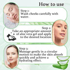 8PCS Aloe Vera Gel for Face & Skin,Organic Aloe Vera Gel,Hydrating After Sun Cream for Travel Size,Moisturizing Lotion for Skincare,After Sun Lotion for All Skin Type(A)