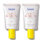 Supergoop! Glowscreen SPF 40, Sunrise (Champagne Glow) - 20 mL, 2 Pack - Glowy Primer + Broad Spectrum Tinted Sunscreen - Helps Filter Blue Light - Hydration - Hyaluronic Acid & Vitamin B5