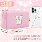 Personalized initial letter patch makeup