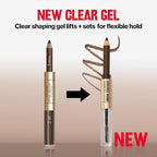 Revlon ColorStay Brow Fantasy, All In One Eyebrow Powder Pencil with Shaping Clear Gel, Gel Infused with Panthenol, Smudge-proof, 16HR Visibly Full Brows, 001 Ash Blonde