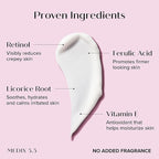 MEDIX Fragrance Free Retinol Body Lotion Crepey Skin Care Treatment | Anti Aging Body Lotion & Face Moisturizer | Firming Retinol Cream For Face Targets Loose Crepe Skin, Wrinkles, & Fine Lines, 2PC