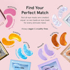 grace & stella Award Winning Under Eye Mask - Reduce Dark Circles, Puffy Eyes, Undereye Bags, Wrinkles - Gel Under Eye Patches - Gifts for Girlfriend - Vegan Cruelty-Free Self Care (48 Pairs, Pink)