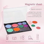 Magnetic Makeup Palette with Clear Top, 3Pack Empty