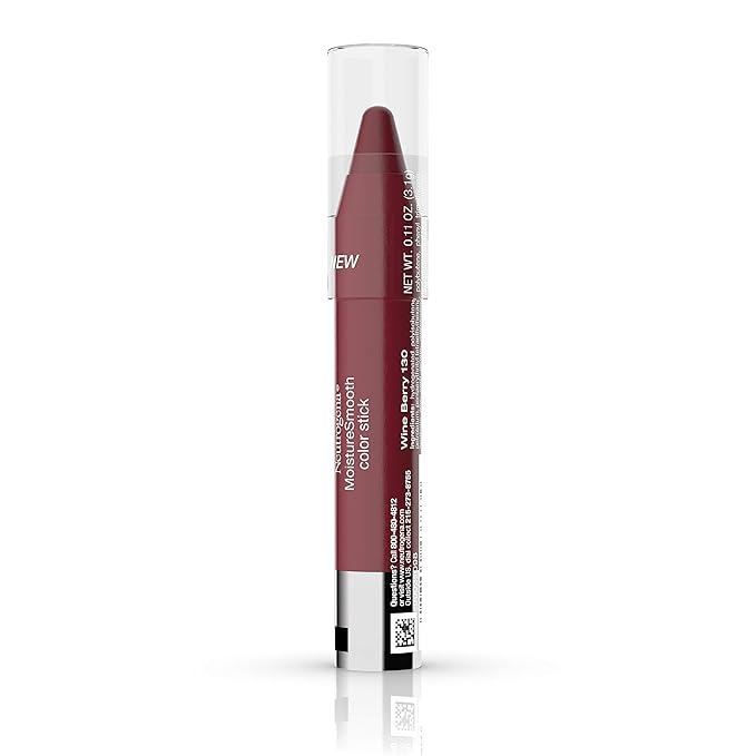 Neutrogena Moisturesmooth Color Stick, 130 Wine Berry,.011 Oz.