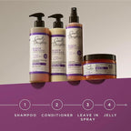 Carol's Daughter Black Vanilla Moisture Sulfate Free Shampoo for Curly, Wavy or Natural Hair, Moisturizing Hair Care for Dry, Damaged Hair, 12 Fl Oz