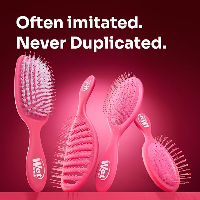 Wet Brush Speed Dry Hair Brush - Stripes (Color Wash) - Vented Design and Ultra Soft HeatFlex Bristles Are Blow Dry Safe With Ergonomic Handle Manages Tangle and Uncontrollable Hair - Pain-Free