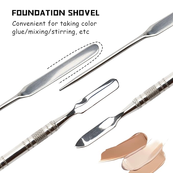 Makeup Spatula and Palette Set, Facial Makeup Tools,