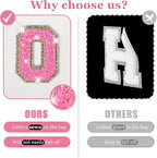 Personalized initial letter makeup bag,