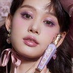 Flower Knows Violet Strawberry Rococo Glowy Lip Gloss,Moisturizing Shine Lip Oil,Hydrating Glitter Lip Plumper Makeup for Girls&Women,Vegan & Cruelty-Free,0.12 Fl Oz,1 Count (G03 Berry Bomb)