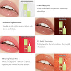 Lip Glow Oil - Transparent Glossy Lip Oil, Hydrating Plumping Lip Oil, Clear Tinted Lip Balm Lip Care Long Lasting Lip Gloss (#1)