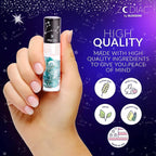 Blossom Zodiac Sign Vanilla Scented Moisturizing Roll-On Lip Gloss with Crystals + pH Technology Color Changing Crystal Strawberry Scented Lip Balm, 2 Pack Bundle, Pisces/Turquoise