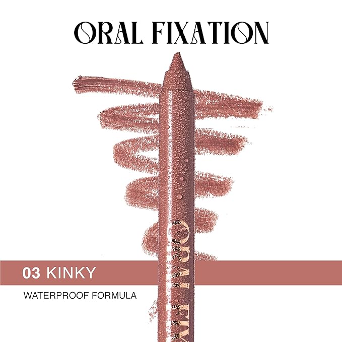Long-Lasting & Waterproof Lip Liner Pencil – Oral Fixation – Precision Application with Sharpenable Tip (KINKY)