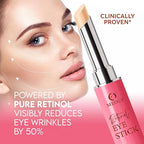 Instant Eye Bag Remover, Retinol Eye Cream for Dark Circles, Under Eye Brightener Stick, Under Eye Cream Anti Aging, Eye Cream for Wrinkles, Brightening Eye Cream for Puffiness and Bags