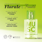 SOLINOTES Musk Perfume for Women - Eau De Parfum | Delicate Floral and Soothing Scent - Made in France - Vegan - 1.7 fl.oz