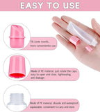 7Pcs Lip Gloss Tubes 10ml - Clear Lip Balm Containers, Refillable Squeeze Tubes for Lip Gloss, Soft Empty Mini Cosmetic Tubes for Lip Gloss and Travel Toiletries