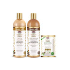 African Pride Moisture Miracle - For Natural Coils & Curls, Nourishes & Shines, Sulfate Free, Color Safe (16 Oz (3-in-1 Set))