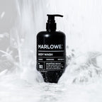 MARLOWE. No. 103 Body Wash 15 oz Pump, Cedarwood + Sea Salt, Energizing & Refreshing Shower Gel, Willow Bark & Green Tea Extracts, Cleanses, Moisturizes, Smooths & Nourishes, Fresh & Zesty Scent