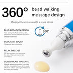 5% Caffeine Eye Serum,Caffeine Eye Cream with Massage Roller Ball,Under Eye Cream for Dark Circles,Puffiness,Under Eye Bags,Moisturizing Cream Eye Bags Fine Lines Wrinkle Treatment for Women and Men