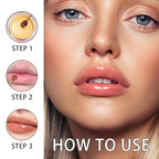 2PCS Lip Mask Overnight, Honey&Strawberry Moisturizing Repair Sleeping Lip Balm, Fade Lip Lines Bee Lip Balm, Hydrating &Prevention Dry and Crack Lip Scrubs Exfoliator (Strawberry & Strawberry)