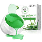 Aloe Veoe Eye Patches,Hydrogel Under Eye Masks for Dark Circles,Anti Wrinkle Treatment,Under Eye Gel Pads,Eye Mask for Puffy Eyes, Skincare,Hydrating | 60 Pieces/30 Pairs
